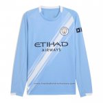 Manchester City Home Shirt Long Sleeve 2025-2026