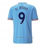 Manchester City Player G.jesus Home Shirt 2022-2023