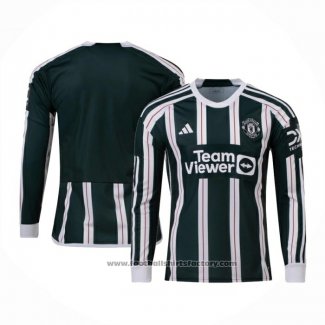 Manchester United Away Shirt Long Sleeve 2023-2024