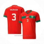 Morocco Player Mazraoui Home Shirt 2022