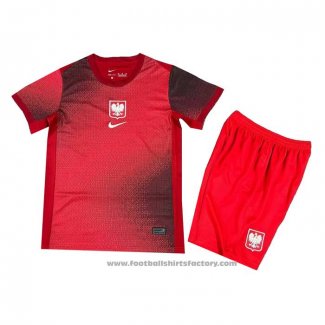 Poland Away Shirt Kids 2024