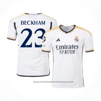 Real Madrid Player Beckham Home Shirt 2023-2024