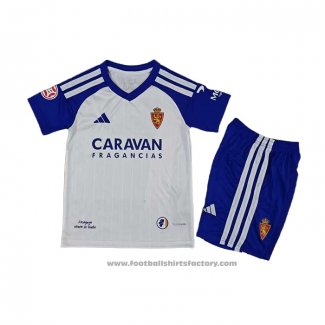 Real Zaragoza Home Shirt Kids 2026-2027