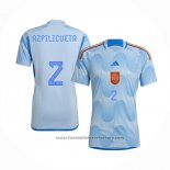 Spain Player Azpilicueta Away Shirt 2022