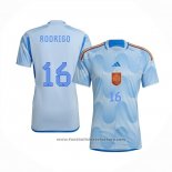 Spain Player Rodrigo Away Shirt 2022