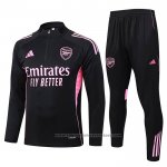 Sweatshirt Tracksuit Arsenal 2025-2026 Black Pink