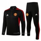 Sweatshirt Tracksuit Manchester United 2022-2023 Black