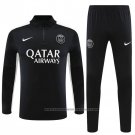 Sweatshirt Tracksuit Paris Saint-Germain Kids 2023-2024 Black
