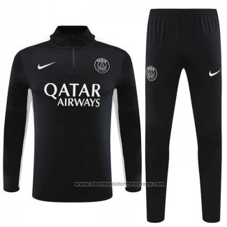 Sweatshirt Tracksuit Paris Saint-Germain Kids 2023-2024 Black