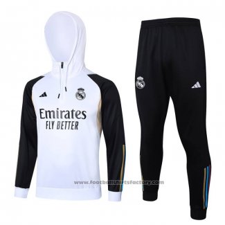 Sweatshirt Tracksuit Real Madrid Kids 2023-2024 White