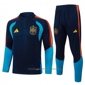 Sweatshirt Tracksuit Spain Kids 2026-2027 Black