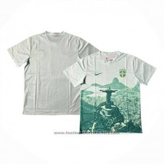 Thailand Brazil Jesus Shirt 2025-2026 White Green