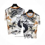 Thailand Real Madrid Dragon Shirt 2025-2026 White Black