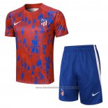 Tracksuit Atletico Madrid Short Sleeve 2023-2024 Red - Shorts