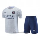Tracksuit Paris Saint-Germain Short Sleeve 2022-2023 Grey - Shorts