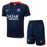 Tracksuit Paris Saint-Germain Short Sleeve 2025-2026 Blue - Shorts