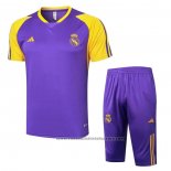 Tracksuit Real Madrid Short Sleeve 2024-2025 Purpura - Shorts