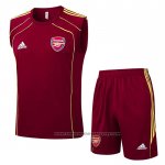 Tracksuit Roma Without Sleeves 2025-2026 Red