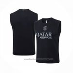 Training Shirt Paris Saint-Germain Without Sleeves 2025-2026 Black