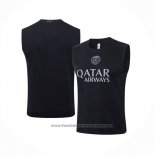 Training Shirt Paris Saint-Germain Without Sleeves 2025-2026 Black