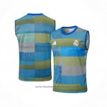 Training Shirt Real Madrid Without Sleeves 2025-2026 Blue Green