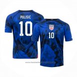 United States Player Pulisic Away Shirt 2022