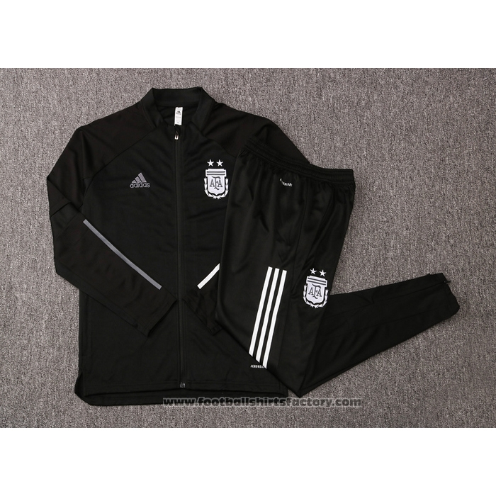 Buy Jacket Tracksuit Argentina 2020 Black at Footballshirtsfactory